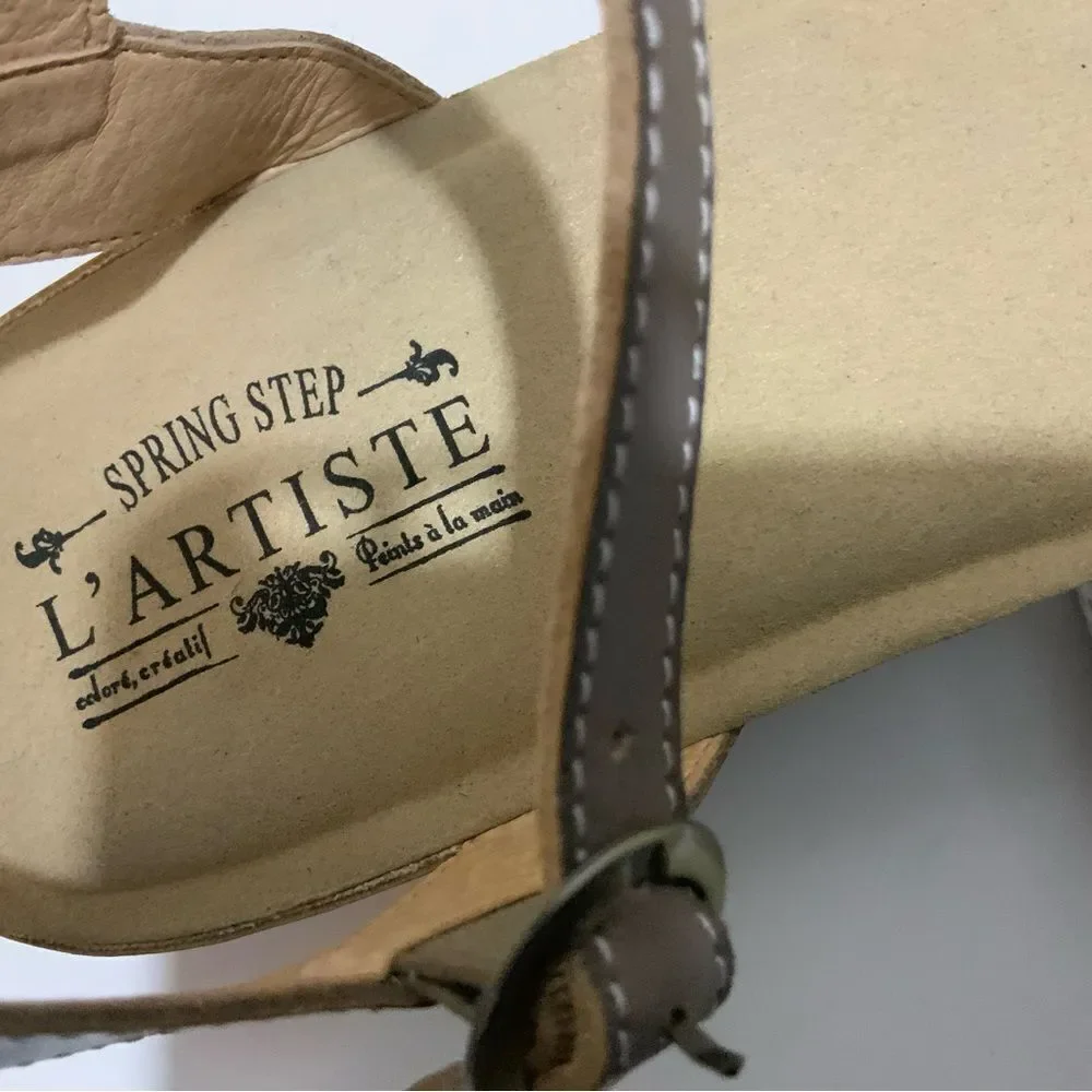 NWOT L’Artiste Leather Shoes AAHNA  flower cutout design size 42 (10.5 /11) - Picture 11 of 16